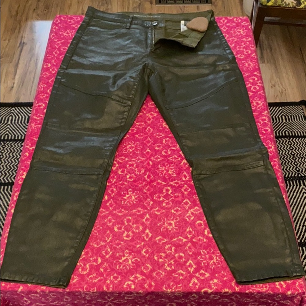 Banana Republic petite coated jeans